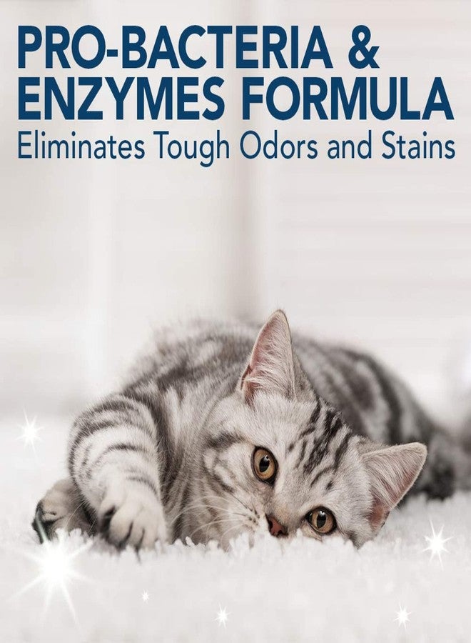 Simple Solution Cat Extreme Stain and Odour Remover, 3X Cleaning Power, Pro Bacteria and Enzymes Formula, Best for Feces, Vomit, Urine, Drool 1L - Image 3